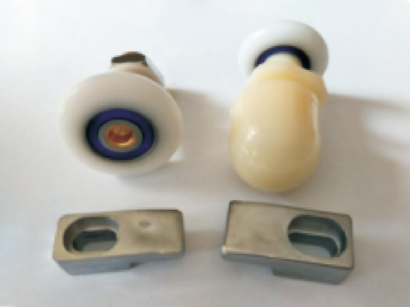 L007 Role uși de duș din sticlă glisante simple și simple