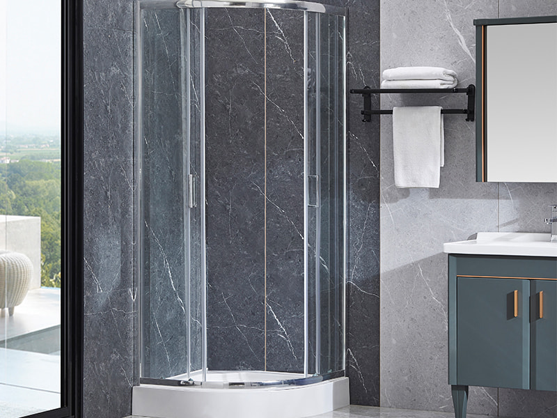 Cabine De Duș Glisantă SE Profil Aluminiu Cromat Pentru Baie Cabine De Duș Glisantă SE Profil Aluminiu Cromat Pentru Baie