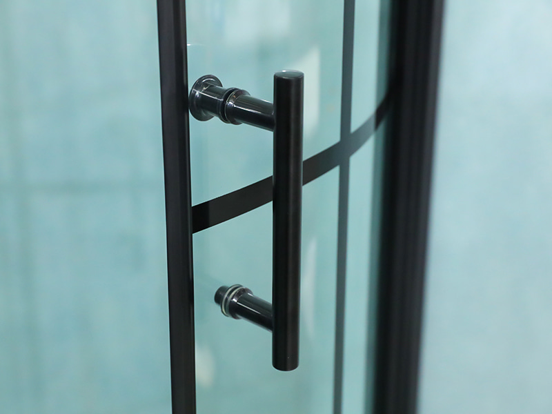 Cabină de duș glisantă dublă pentru baie din sticlă securizată în formă de arc SE Cabină de duș glisantă dublă pentru baie din sticlă securizată în formă de arc SE