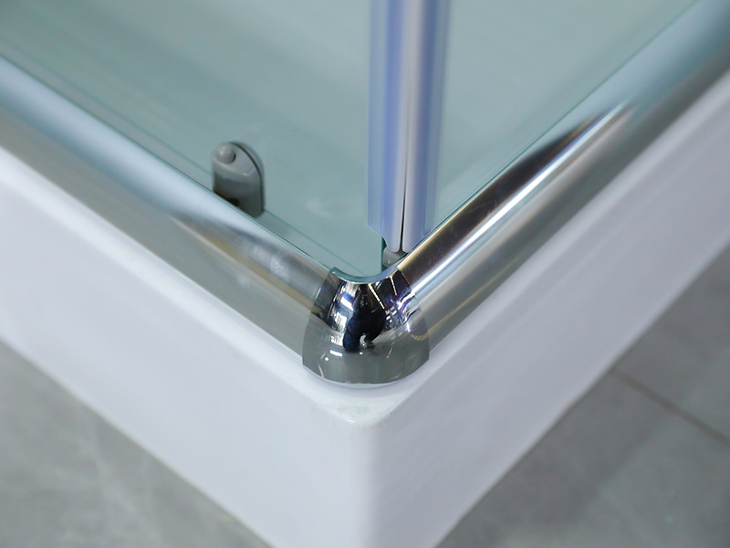 RE Cabina De Duș Glisantă Pătrată Din Sticlă Călită Cromat Din Aluminiu Cu Tavă RE Cabina De Duș Glisantă Pătrată Din Sticlă Călită Cromat Din Aluminiu Cu Tavă