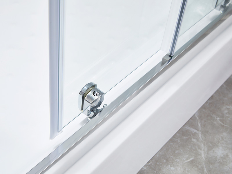 Cabină de duș glisantă baie din sticlă securizată SQ, cu tavă Cabină de duș glisantă baie din sticlă securizată SQ, cu tavă