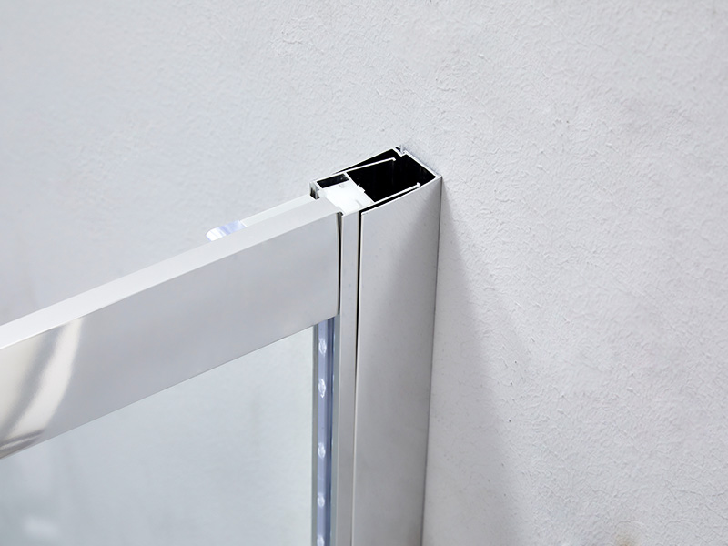 Cabină de duș glisantă baie din sticlă securizată SQ, cu tavă Cabină de duș glisantă baie din sticlă securizată SQ, cu tavă