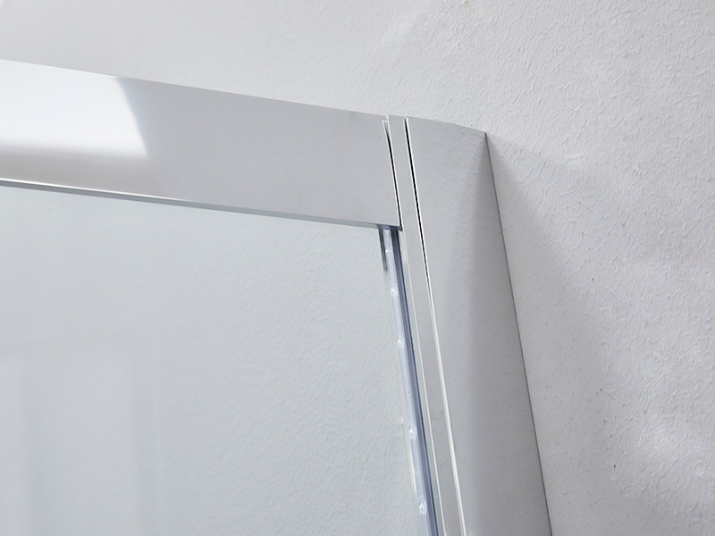 Cabină de duș glisantă baie din sticlă securizată SQ, cu tavă Cabină de duș glisantă baie din sticlă securizată SQ, cu tavă