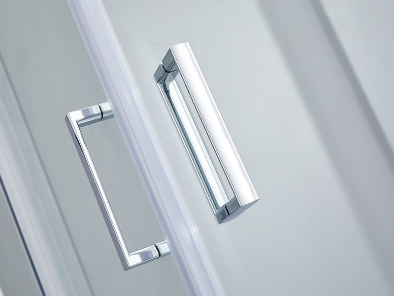 Cabină de duș glisantă baie din sticlă securizată SQ, cu tavă Cabină de duș glisantă baie din sticlă securizată SQ, cu tavă